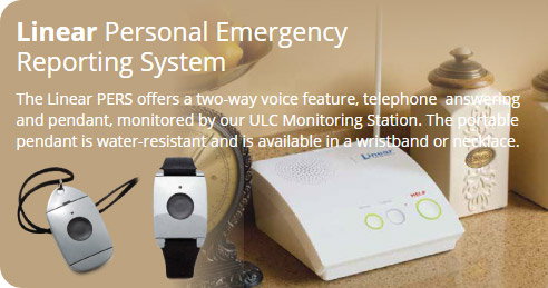 Linear personal emergency reporting system